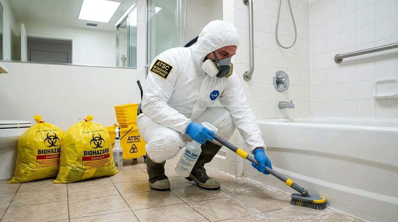 Decontamination equipment deployed for Blood Cleanup in Hazleton